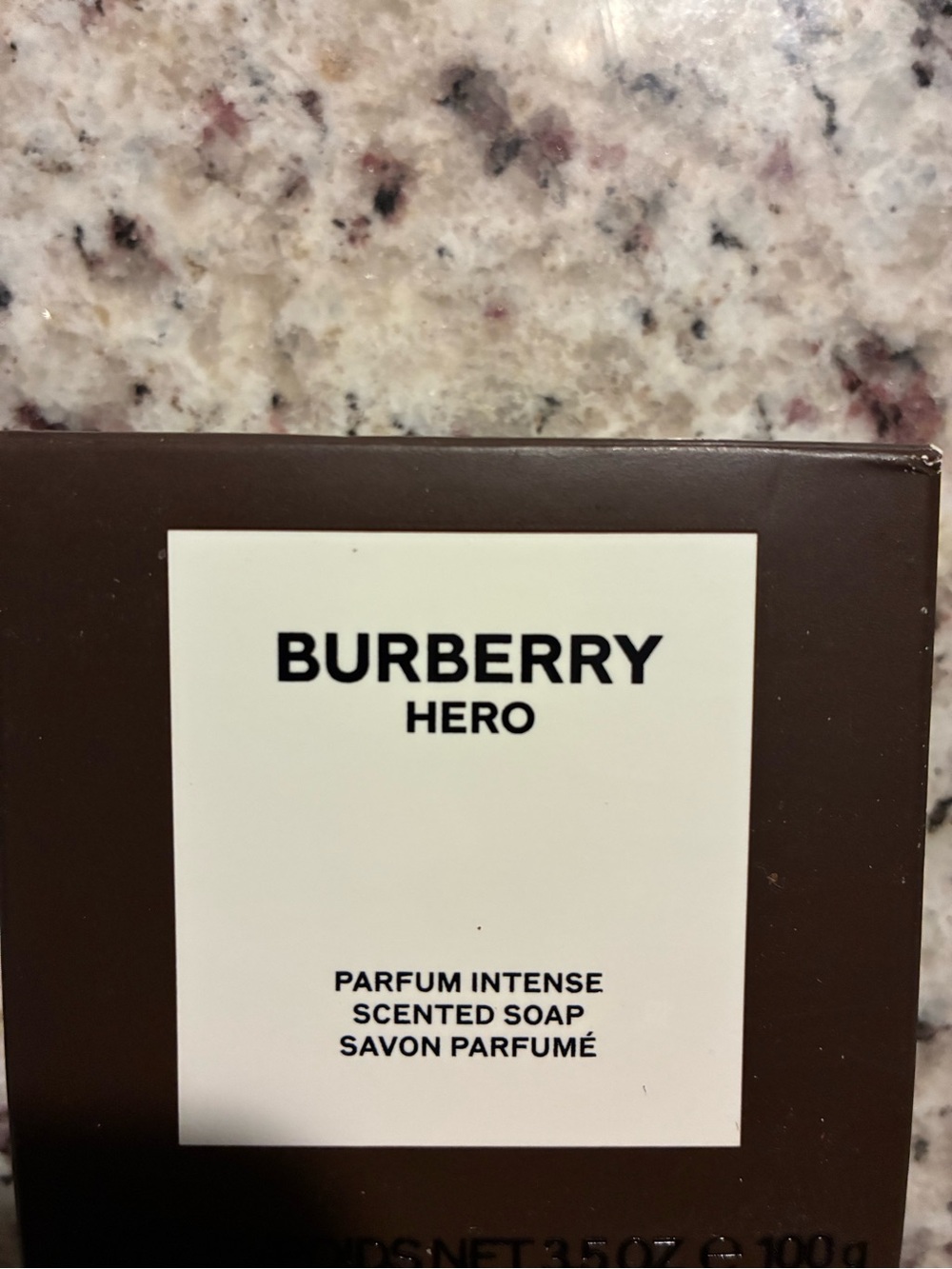 Burberry Hero Scented Soap - Brown and White Packaging